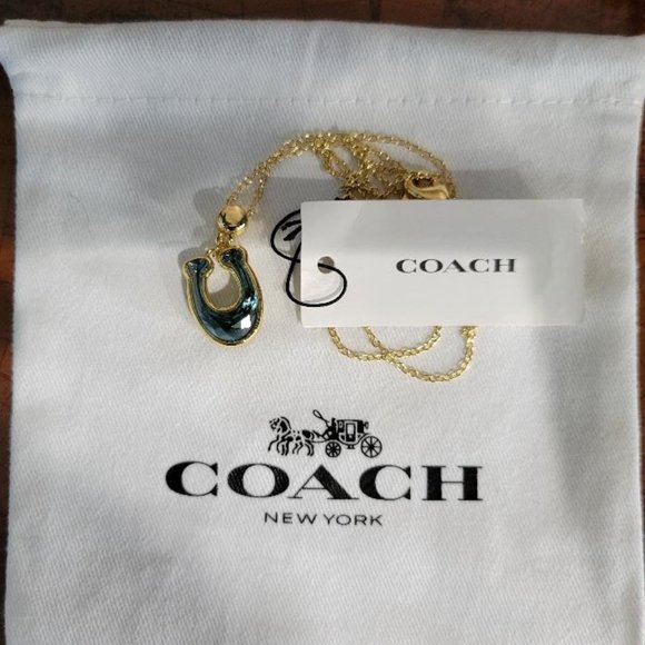 Coach Crystal Signature Pave Necklace - Picture 4 of 4